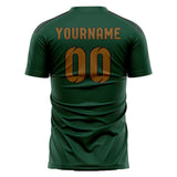 Custom Green Khaki Soccer Jersey