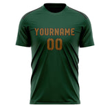 Custom Green Khaki Soccer Jersey