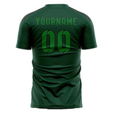 Custom Green Emerald Green Soccer Jersey