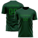 Custom Green Emerald Green Soccer Jersey
