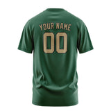 Custom Green Light Khaki T-Shirt