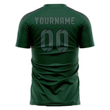 Custom Green Blue Green Soccer Jersey