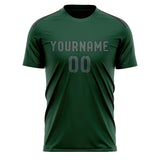 Custom Green Blue Green Soccer Jersey