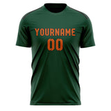 Custom Green Orange Soccer Jersey