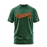 Custom Green Orange T-Shirt