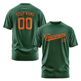Custom Green Orange T-Shirt