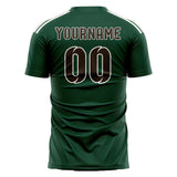 Custom Green Brown Soccer Jersey