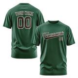 Custom Green Brown T-Shirt