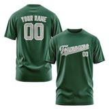 Custom Green Gray T-Shirt