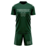 Custom Green Green Soccer Set