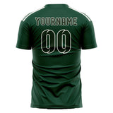 Custom Green Dark Green Soccer Jersey