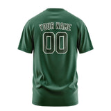 Custom Green Dark Green T-Shirt