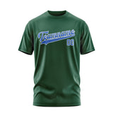 Custom Green Sky Blue T-Shirt