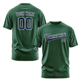 Custom Green Blue T-Shirt