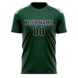 Custom Green Navy Soccer Jersey