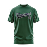 Custom Green Navy T-Shirt