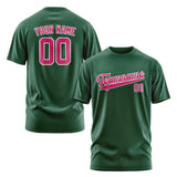 Custom Green Pink T-Shirt