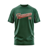 Custom Green Coral Red T-Shirt