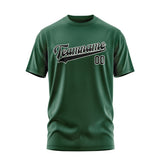 Custom Green Black T-Shirt