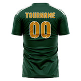 Custom Green Yellow Soccer Jersey