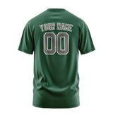 Custom Green Dark Grey T-Shirt
