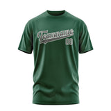 Custom Green Dark Grey T-Shirt