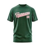 Custom Green Light Pink T-Shirt