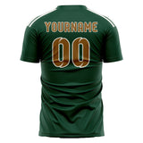Custom Green Khaki Soccer Jersey