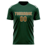 Custom Green Khaki Soccer Jersey