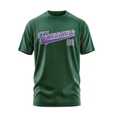 Custom Green Light Purple T-Shirt