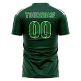 Custom Green Emerald Green Soccer Jersey