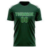Custom Green Emerald Green Soccer Jersey