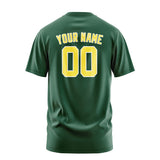 Custom Green Light Yellow T-Shirt