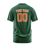 Custom Green Orange T-Shirt
