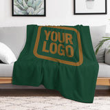 Custom Moss Green Khaki Blanket