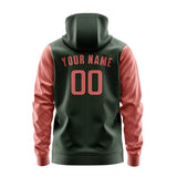 Custom Dark Green Copper Rose Hoodie 0606292906B31729