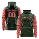 Custom Dark Green Copper Rose Hoodie