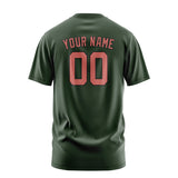 Custom Dark Green Copper Rose T-Shirt