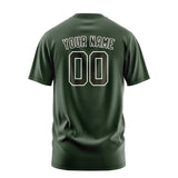 Custom Dark Green Olive T-Shirt