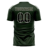 Custom Dark Green Olive Soccer Jersey