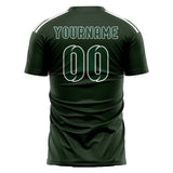 Custom Dark Green Green Soccer Jersey