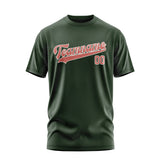 Custom Dark Green Copper Rose T-Shirt