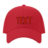 Custom Red Lavender Gray Hat