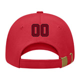 Custom Red Khaki Hat 06B21715