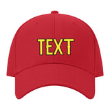 Custom Red Light Coral Red Hat