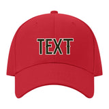 Custom Red White Hat