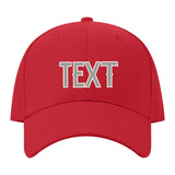 Custom Red Light Green Hat