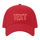 Custom Red Lavender Gray Hat