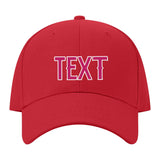 Custom Red Light Pink Hat