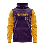 Custom Purple Yellow Hoodie 0707191907B31719